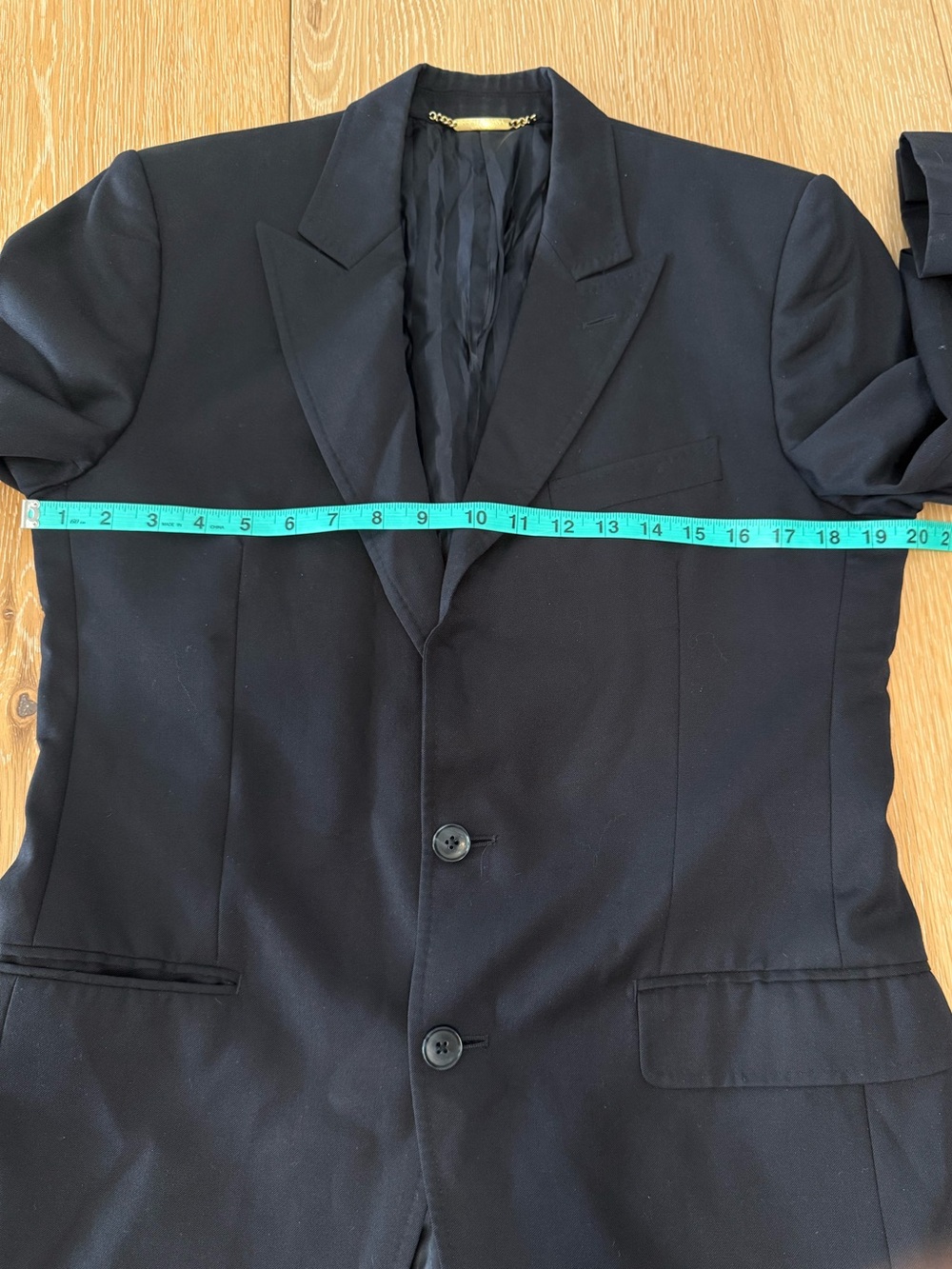 Dolce Gabbana Vintage 2007 Wool Blazer Boyfriend oversized Black IT 46 Us 38 - Picture 6 of 15